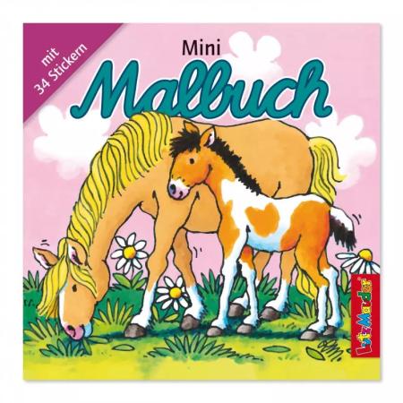 Mini Malbuch- Mein Ponyhof mit Stickern